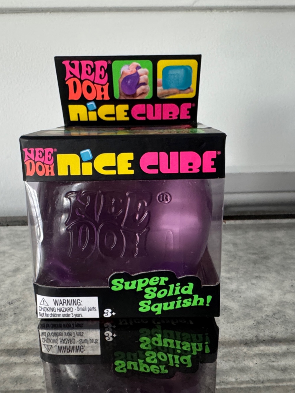 NeeDoh Nice Cube Kids Toy - Purple